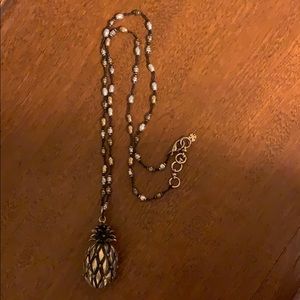 Lucky brand pineapple necklace